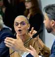 Ministra Marina Silva e senador Marcos Rogério bateram boca em comissão  Foto: Geraldo Magela/Agência Senado / Estadão