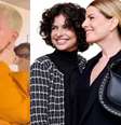 Julia Anquier com a esposa Maria Beraldo e Débora Bloch  Foto: Foto/Reprodução / Mais Novela