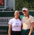 Luisa Stefani e Babos em Roland Garros   Foto: Divulgação / Esporte News Mundo