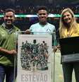 Despedida do Estêvão   Foto: Cesar Greco / Divulgação Palmeiras / Esporte News Mundo