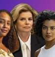 Raquel (Taís Araújo), Odete (Débora Bloch) e Fátima (Bella Campos), personagens principais da novela das 21h da Globo  Foto: Fotomontagem: Sala de TV