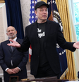 Elon Musk se despede do governo Trump  Foto: Kevin Dietsch/Getty Images