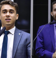 Nikolas Ferreira e André Janones  Foto: Bruno Spada/Câmara do Deputados/Najara Araujo