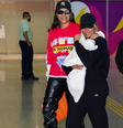 Ludmilla e Brunna Gonçalves voltam ao Brasil após nascimento da filha em Miami, nos EUA  Foto: Webert Belicio/Agnews