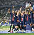 PSG celebra título inédito da Champions com goleada sobre a Inter de Milão  Foto: Mustafa Yalcin/Anadolu via Getty Images