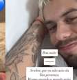 Zé Felipe dorme sozinho em sua 1º noite no Brasil após separação de Virginia e desabafa: 'Quando eu me sentir fraco...'.  Foto: Reprodução/Instagram / Purepeople