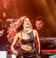 Zé Felipe e Karol Gerez em um show  Foto: Reprodução/Instagram/@karolgerez