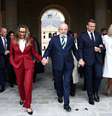 Lula e Janja são recebidos por Macron e Brigitte na França  Foto: ANSA / Ansa - Brasil