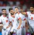 Seleção da Jordania comemorando a classificação inédita para a Copa do Mundo   Foto: Divulgação/Fifa / Esporte News Mundo