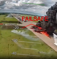 Captura de tela de vídeo gravado por drones divulgado pelas autoridades ucranianas na quarta-feira (4/6)  Foto: SBU / BBC News Brasil