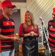  Foto: Divulgação / Flamengo - Legenda: Ivo Meireles, Buchecha e MC Coringa fazem parte da produção musical / Jogada10