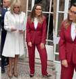Janja da Silva ao lado de Brigitte Macron em Paris  Foto: Reprodução/@gala.fr