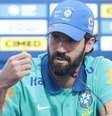 Alisson projetou curva de evolução da seleção brasileira com Ancelotti.  Foto: Werther Santana/Estadão / Estadão