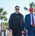 Trump e Musk apoiam as criptomoedas  Foto: Brandon Bell / GettyImages