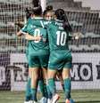  Foto: Júlio César / Real Brasília - Legenda: Amanda Gutierres marcou os dois gols do Palmeiras / Jogada10