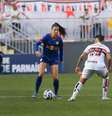 Thayslane Gomes, jogadora das Bragantinas.   Foto: Fernando Roberto: Red Bull Bragantino / Esporte News Mundo