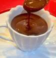 CHOCOLATE QUENTE CREMOSO SEM LEITE E AÇÚCAR  Foto: Bake and Cake Gourmet