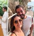 Famosos fizeram posts em comemoração ao Dia dos Namorados  Foto: Montagem/Reprodução/Instagram