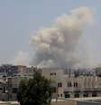 Fumaça após ataques de Israel em Khan Younis, sul de Gaza 16/6/2025   Foto: REUTERS/Hatem Khaled