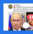 Não foram encontradas declarações oficiais que confirmem que o presidente russo Vladimir Putin declarou apoio ao Irã para combater Israel  Foto: Reprodução/Instagram / Estadão