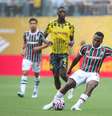 Jhon Árias foi eleito o melhor em campo contra o Borussia Dortmund  Foto: Marcelo Gonçalves/ FFC