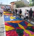 Tapetes de Corpus Christi, em Santana de Parnaíba   Foto: Creative Commons / Viagem em Pauta