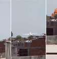 Aryan Asari gravou em vídeo a queda do avião, segundos depois da decolagem  Foto: BBC News Brasil