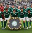 O time da SE Palmeiras, posa para foto em jogo contra a equipe do FC Porto, durante partida válida pela fase de grupos, da Copa Mundial de Clubes da FIFA, no Metlife Stadium.   Foto: Cesar Greco/Palmeiras/by Canon / Esporte News Mundo
