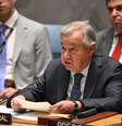 António Guterres durante sessão do Conselho de Segurança da ONU  Foto: ANSA / Ansa - Brasil