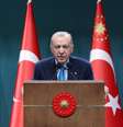 O presidente turco Recep Tayyip Erdogan durante uma coletiva em Ancara  Foto: © via REUTERS - Murat Kula/Presidential Press of Turkey / RFI