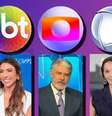 Patrícia Abravanel ('Programa Silvio Santos'), William Bonner ('Jornal Nacional') e Carolina Ferraz ('Domingo Espetacular') apresentam programas que estão entre os maiores faturamentos da TV aberta  Foto: Fotomontagem: Sala de TV