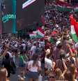 Torcida do Fluminense lota Times Square antes de jogo contra o Ulsan HD  Foto: Reprodução/X/@jornadakto1902