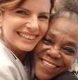 Debora Bloch e Teca Pereira nos bastidores de 'Segunda Chamada': o início da parceria  Foto: Reprodução