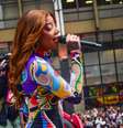 Cantora Ludmilla marcou presença na 29ª edição da Parada LGBTQIA+  Foto: Agnews/Edu Araujo 