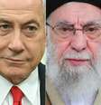 Fotomontagem do primeiro-ministro israelense Benjamin Netanyahu (à esquerda), o líder supremo do Irã, aiatolá Ali Khamenei e o presidente dos EUA, Donald Trump.  Foto: AFP - SAUL LOEB,- / RFI