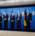 Encontro do E5 com Rutte e Zelensky nesta quarta  Foto: ANSA / Ansa - Brasil