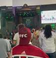 Torcedores do Fluminense assistem jogo contra o Mamelodi  Foto: Jerson Pita/Terra