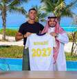 Divulgação - Legenda: Cristiano Ronaldo renovou contrato até 2027 com os sauditas do Al-Nassr  Foto: Jogada10