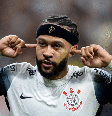 Holandês Memphis Depay comemorando gol pelo Corinthians   Foto: Rodrigo Coca/Agência Corinthians / Gávea News
