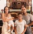 Inaila Teixeira, Antônio Carlos Teixeira e o filho do casal de 3 anos foram mortos pelo primogênito  Foto: Reprodução/Facebook