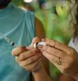 Vacinação é a melhor forma de evitar complicações associadas ao vírus da gripe, uma das principais causas de SRAG  Foto: Tomaz Silva/Agência Brasil / Estadão