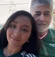 Pai e filha compartilham amor pelo Palmeiras  Foto: Reprodução/TikTok/@isapereiradaily