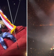 Beyoncé interrompe show nos EUA após problema técnico deixá-la pendurada em carro  Foto: Reprodução/Tik Tok