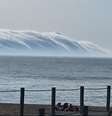 Registro de nevoeiro na praia de Torreira em Portugal  Foto: Meteo Trás os Montes / Reprodução
