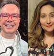 Felipeh Campos e Sonia Abrão trabalharam juntos por 8 anos, agora vão rivalizar no Ibope  Foto: Reproduções