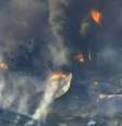 Explosão de armazém de fogos de artifício nos EUA  Foto: Reprodução/NBC