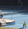 Atleta Thiago Moura durante salto em altura pelo Campeonato Paulista  Foto: Federação Paulista de Atletismo / Reprodução
