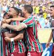 Fluminense comemora gol contra o Al Hilal  Foto: Lucas Merçon / Fluminense F.C.