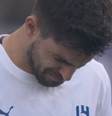 Ruben Neves chora em homenagem a Diogo Jota  Foto: Reprodução/CazéTV