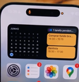 Calendário do Iphone em versão extendida  Foto: Instagram/@puccistudio / Reprodução